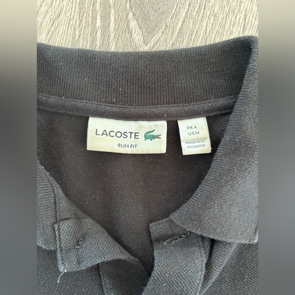 Lacoste Men's Polo Shirt in Black - Picture 3 of 3